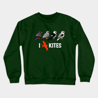 Cute I Heart Kites Cartoon Birds Crewneck Sweatshirt